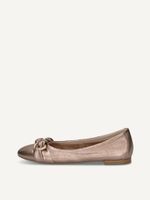 caprice ballerina brown made of leather with block heel size 41