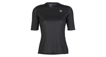 Maillot fox flexair ascent de manga corta para mujer negro
