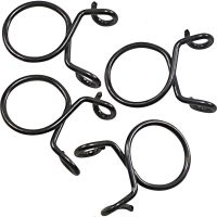 abrazadera de manguera de combustible 10-11mm negro juego 4pc