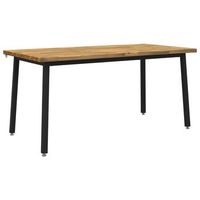 mesa de comedor - mesa de cocina cuadrada 160 x 80 x 75 cm blanco