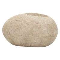 maceta de exterior de resina crema 545 x 425 x 30 cm
