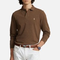 polo ralph lauren custom slim-fit cotton-pique polo shirt - xxl
