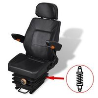 asiento de tractor con suspension vidaxl