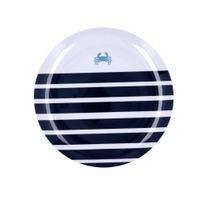 plato melamina blanco 25 cm
