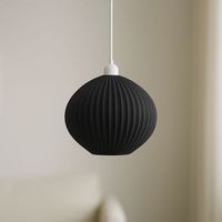 lampara de techo modelo idali nblb negro cable de seda trenzado blanco embellecedor floron de techo blanco luz led e27