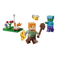 lego minecraft conflicto en la fogata de alex 30732 31 piezas