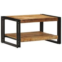 mesa de centro 70x50x38 cm madera maciza de mango vidaxl