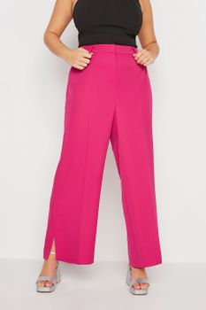 Pantalones Acampanados Fucsia, Mujer Curvy Y Tallas Grandes, Yours