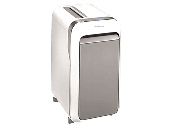 Destructora de papel - Fellowes LX221, Microcorte 2X12, 100% Anti-atascos, 30 litros capacidad, Blanco