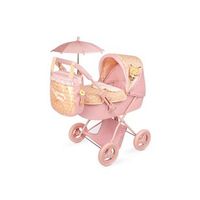 coche de muneca plegable con sombrilla y bolso honey para munecas de hasta 48 cm  64x65x38 cm