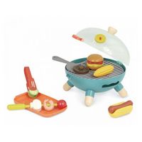 set de barbacoa con accesorios - mini chef
