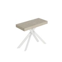 consola extensible 90x40300 cm saki premium patas blanco cachemir