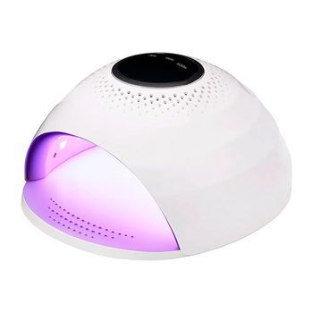 Estación De Secado De Uñas Uv Ultravioleta. Encendido Automático, De 84w, Con 42 Lámapras Led. Para Esmaltes Especiales Tipo Semipermantente, Acrílico, Etc. 30x22x10 Cm. Color: Blanco