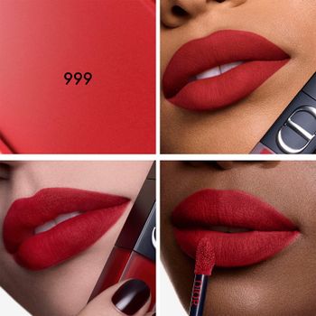 Dior Gloss Rouge Dior On Stage Ink Blur Matte Barra De Labios Líquida Sin Transferencia - Acabado Mate Difuminador