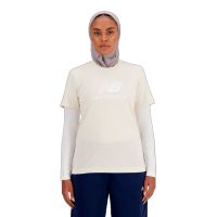 new balance camiseta blanca wt41502-lin