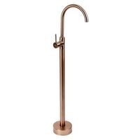 robinet de lavabo sur pied lungo brush copper