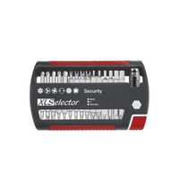 wiha juego de bits xlselector security standard de 25 mm en surtido de 32 unid de 14 29416