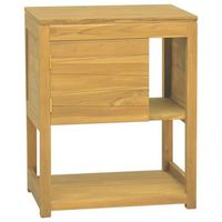 mueble de bano madera maciza de teca 60x40x75 cm vidaxl
