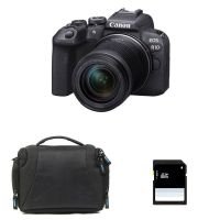camara mirrorless canon eos r10 242 mp 4k uhd aps-c rf-s 18-150 mm is stm ligera wifi
