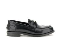 mocasines de piel envejecida black 37