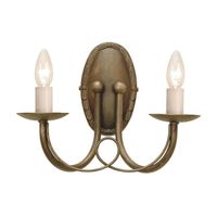 aplique de pared minster 2 luces