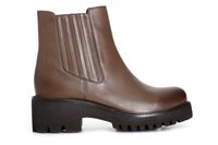 botin mujer piel con elastico oculto taupe 37