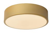 lampara de techo de acrilico con 1 led integrado oro mate  laton