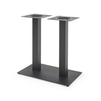 Pata De Mesa Vadejord Diy Acero 70x40x73cm - Negro [en.casa]