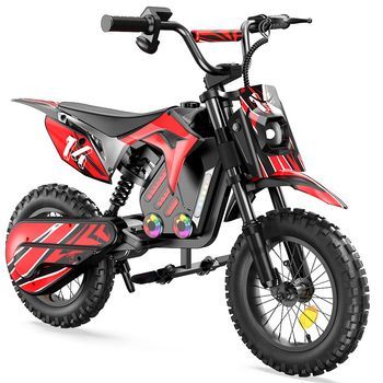 Iscooter A14 Red Bicicleta Eléctrica Todoterreno Con Batería 36v5.2ah Y Autonomía 15~25km, Rendimiento Equilibrado