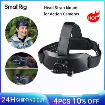 Soporte de Cabeza SmallRig para Cámaras de Acción, Montaje de Liberación Rápida de un Solo Paso, Ajustable para DJI OSMO, GoPro, Insta 360 -5724