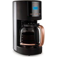 rose gold collection 162030 filter coffee machine - black  rose gold gold