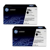 original multipack hp laserjet 5100se printer toner cartridges 2 pack -c4129x
