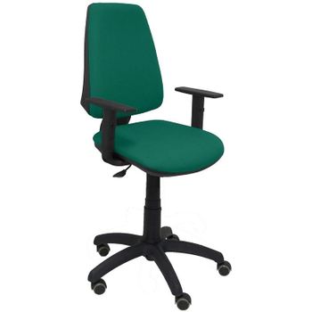 Piqueras y Crespo Elche CP Bali Silla de Oficina Brazos Regulables Ruedas Parquet Verde