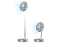 ventilador de pie - cecotec energysilence 800 foldair control telescopico 8 4 velocidades oscilacion automatica mando a distancia plata