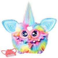 hasbro furby tie dye peluche parlante que brilla en la oscuridad - version francesa personaje novedoso juguetes de peluche electronicos juguetes