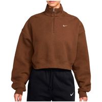 nike jersey w nk stdo flc mw os crop qz para mujer