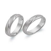alianzas oro blanco 18 quilates con diamante