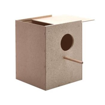 Imac Nido Madera (Pájaros , Accesorios para jaulas , Nidos y complementos) - 11.5x11x17 cm