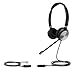 Yealink YHS36 E2 - Auriculares con Cable Dual con QD a RJ9, micrófono de cancelación de Ruido, Audio de Banda Ancha HD, Diadema ergonómica, Almohadillas de Piel, compatibles con teléfonos IP de