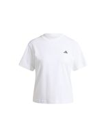 camiseta adidas essentials small logo mujer blanco