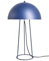 lampara de mesa  metal azul