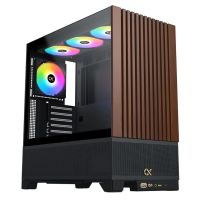caja pc xigmatek endorphin wd cristal templado atx argb negra