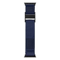correa de reloj laut lawucsbl nylon negro para apple watch 44-49 mm