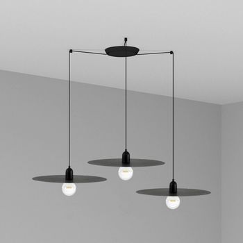 Lámpara colgante plat (3 luces)