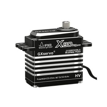 GXservo 80KG Servo digital Brushless motor de alto par Metal Gear IPX8 impermeable para 1/8 1/10 1/12 coche RC Robots Mo