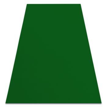 Alfombra Con Refuerzo De Goma Rumba 1967 Un Solo Color Verde 100x200 Cm