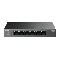 switch no gestionable tp-link ls106lp litewave 6p 10100 4p poe sobremesa carcasa metal no rack