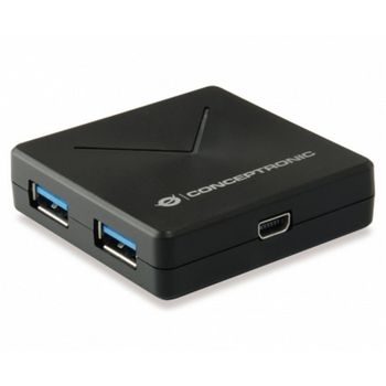 Conceptronic HUBBIES02B Hub 4 Puertos USB 3.0