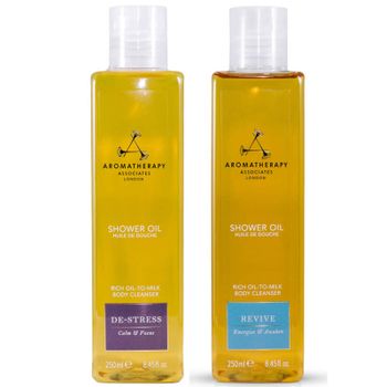 Dúo de aceites de ducha AM PM de Aromatherapy Associates