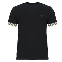 fred perry camiseta striped cuff t-shirt para hombre